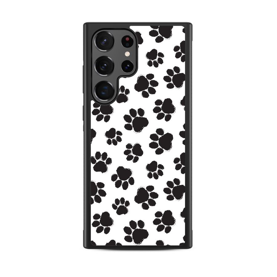 MyBat Design Lab Series Case for Samsung Galaxy S24 Ultra - Black Paw Prints - MSS24UCSLESM002-3.jpg