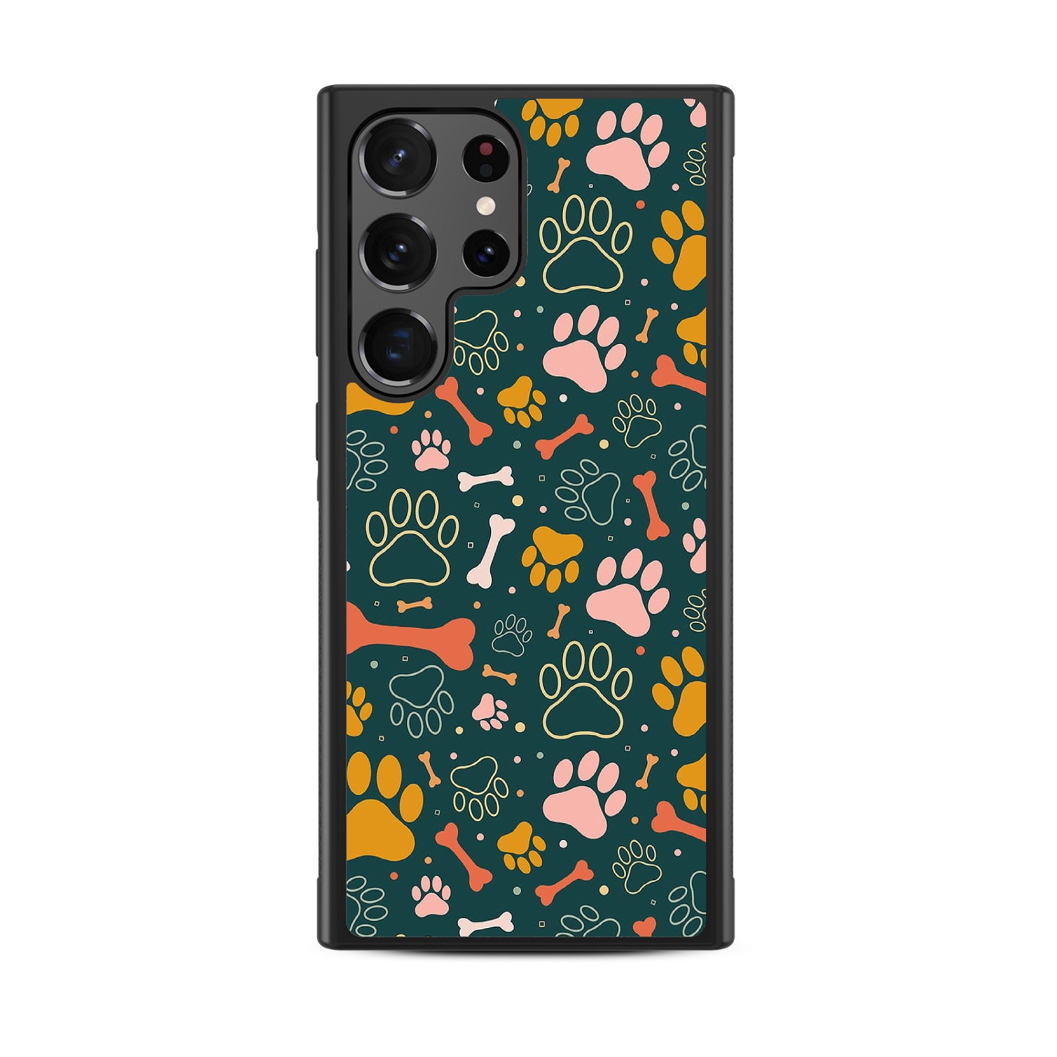 MyBat Design Lab Series Case for Samsung Galaxy S24 Ultra - Paw Prints & Bones - MSS24UCSLESM003-3.jpg