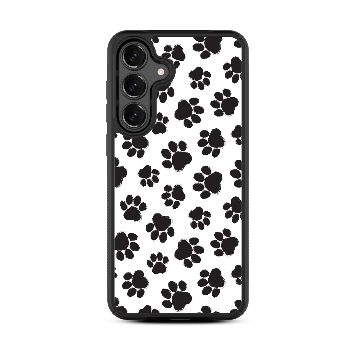 MyBat Design Lab Series Case for Samsung Galaxy S25 Fan Edition - Black Paw Prints - MSS25FECSLESMP002-3.jpg