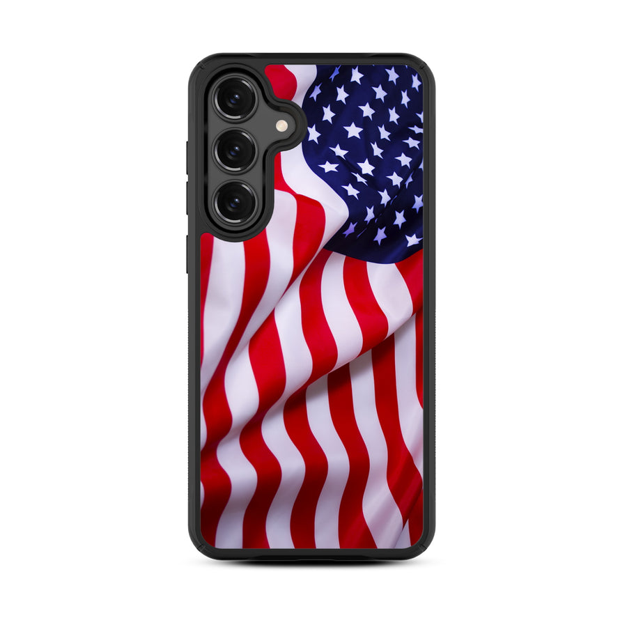 MyBat Design Lab Series Case for Samsung Galaxy S25 Fan Edition - Stars & Stripes - MSS25FECSLESMP042-3.jpg