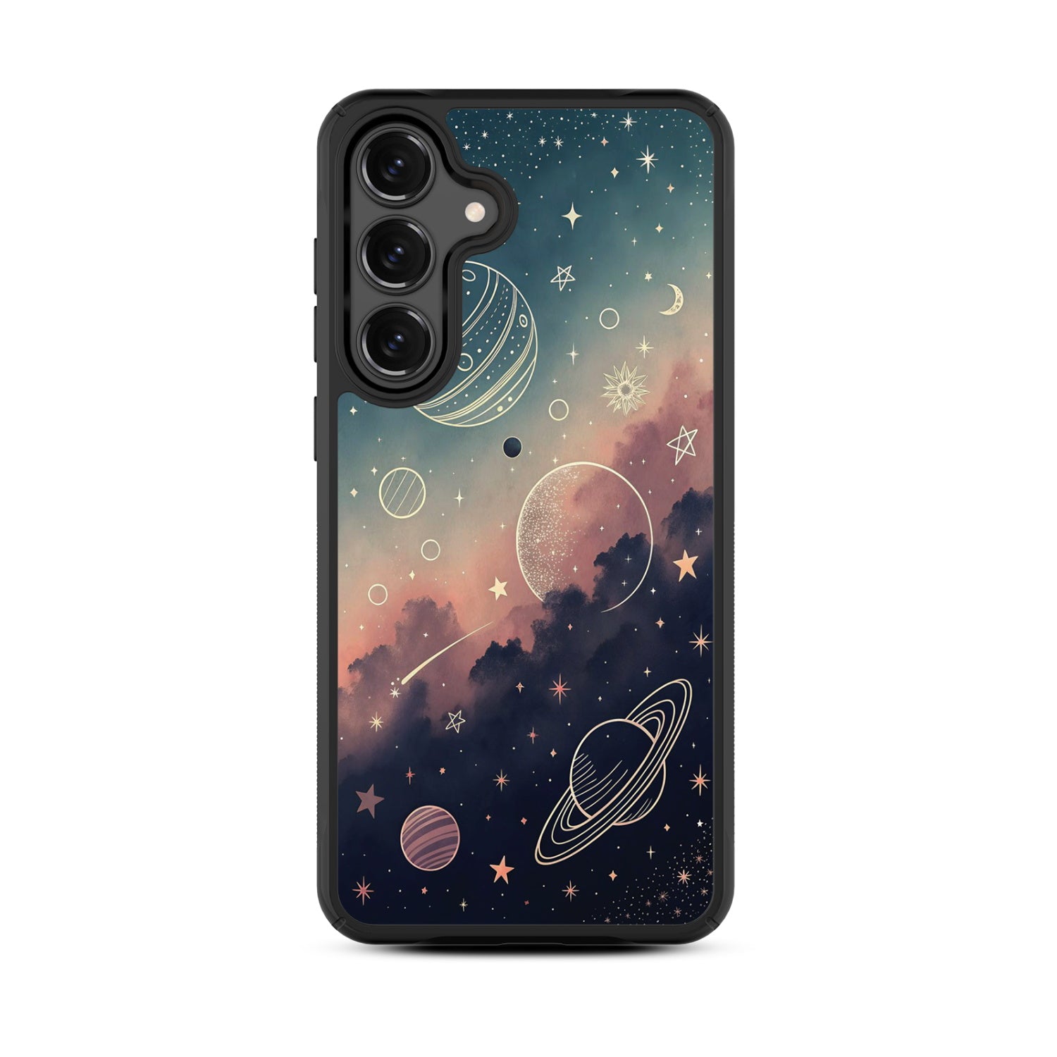 MyBat Design Lab Series Case for Samsung Galaxy S25 Fan Edition - Planets and Stars - MSS25FECSLESMP356-3.jpg