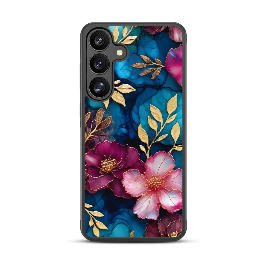 MyBat Design Lab Series Case for Samsung Galaxy S25 Plus - Gilded Petals - MSS25PCSLESM188-3.jpg