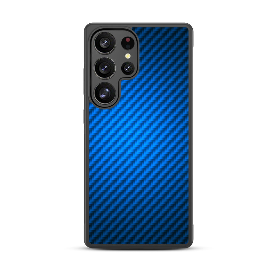 MyBat Design Lab Series Case for Samsung Galaxy S25 Ultra - Blue Carbon Fiber - MSS25UCSLESM084-3.jpg