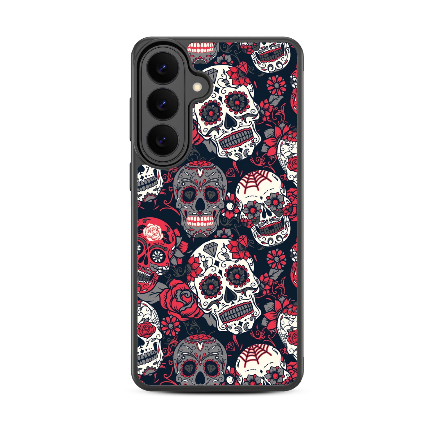 MyBat Design Lab Series Case for Samsung Galaxy S26 - Sugar Rose Skulls - MSS26CSLESM418-3.jpg