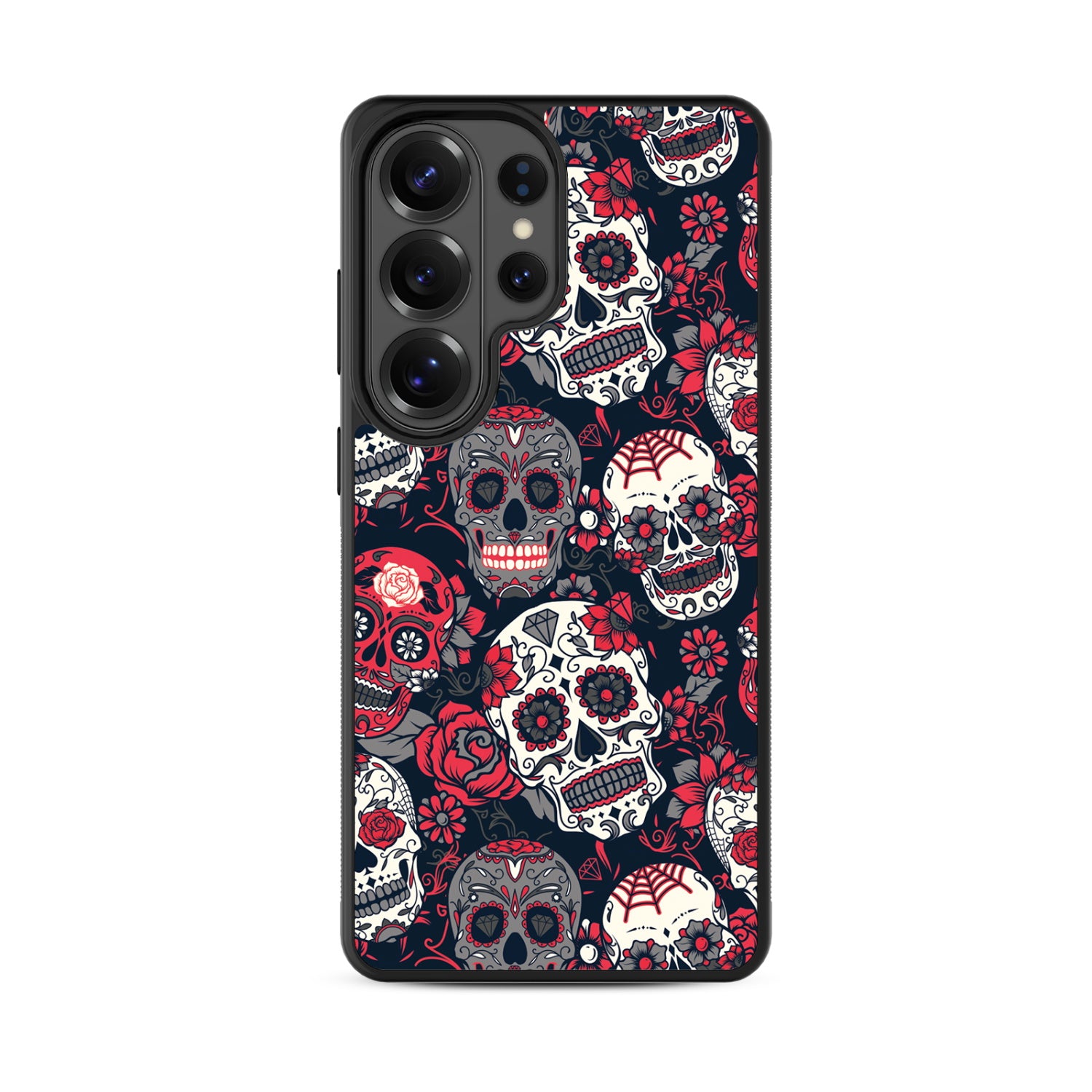 MyBat Design Lab Series Case for Samsung Galaxy S26 Ultra - Sugar Rose Skulls - MSS26UCSLESM418-3.jpg