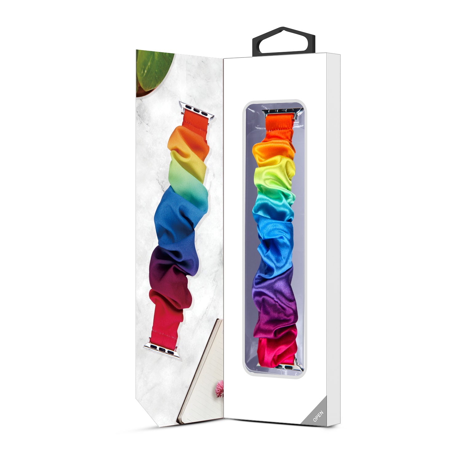 MyBat Pro Scrunchie Watchband for Apple Watch 42mm / 44mm - Rainbow - RAPWH44BAN245-8.jpg