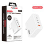 MyBat Pro 100W GaN 4-Port Foldable Wall Charger - White