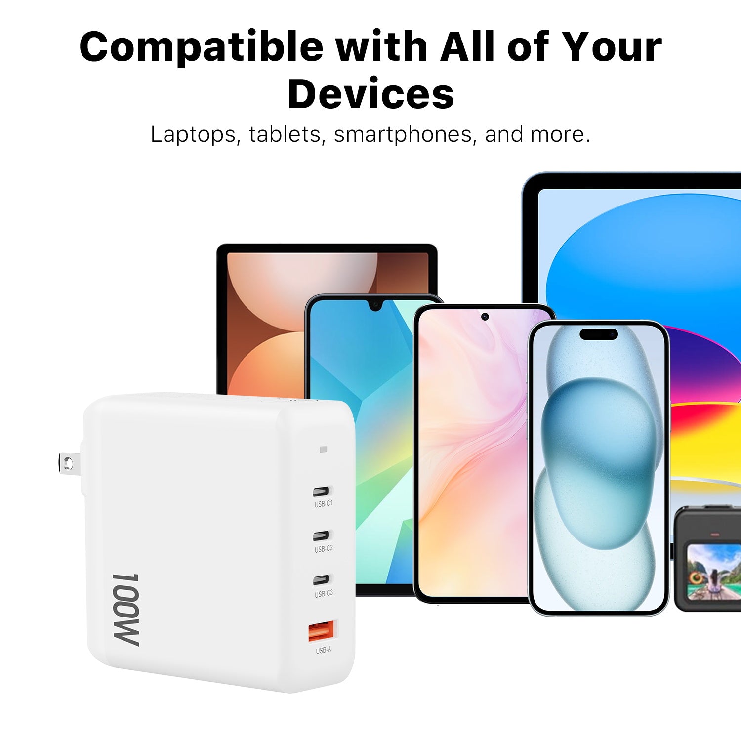 MyBat Pro 100W GaN 4-Port Foldable Wall Charger - White - RCGTRAC34PW-10.jpg
