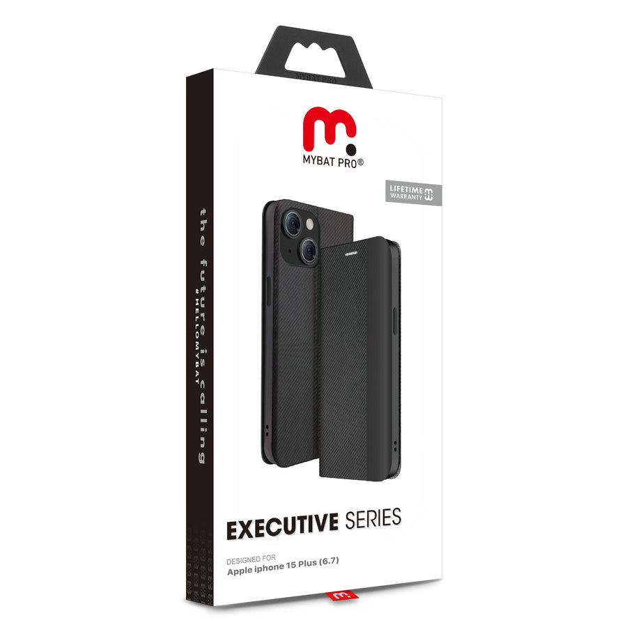 MyBat Pro Executive Series Wallet Case for Apple iPhone 15 Plus - Black - RIP15MPCMJP001-9.jpg
