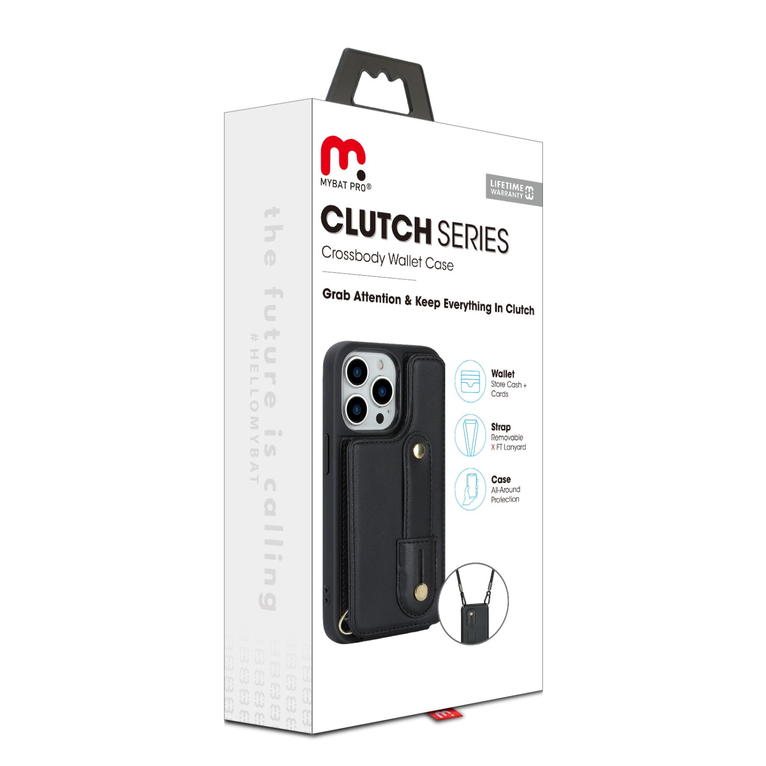 MyBat Pro Clutch Series Case for Apple iPhone 15 Pro - Black - RIP15PCSLESS601-8.jpg