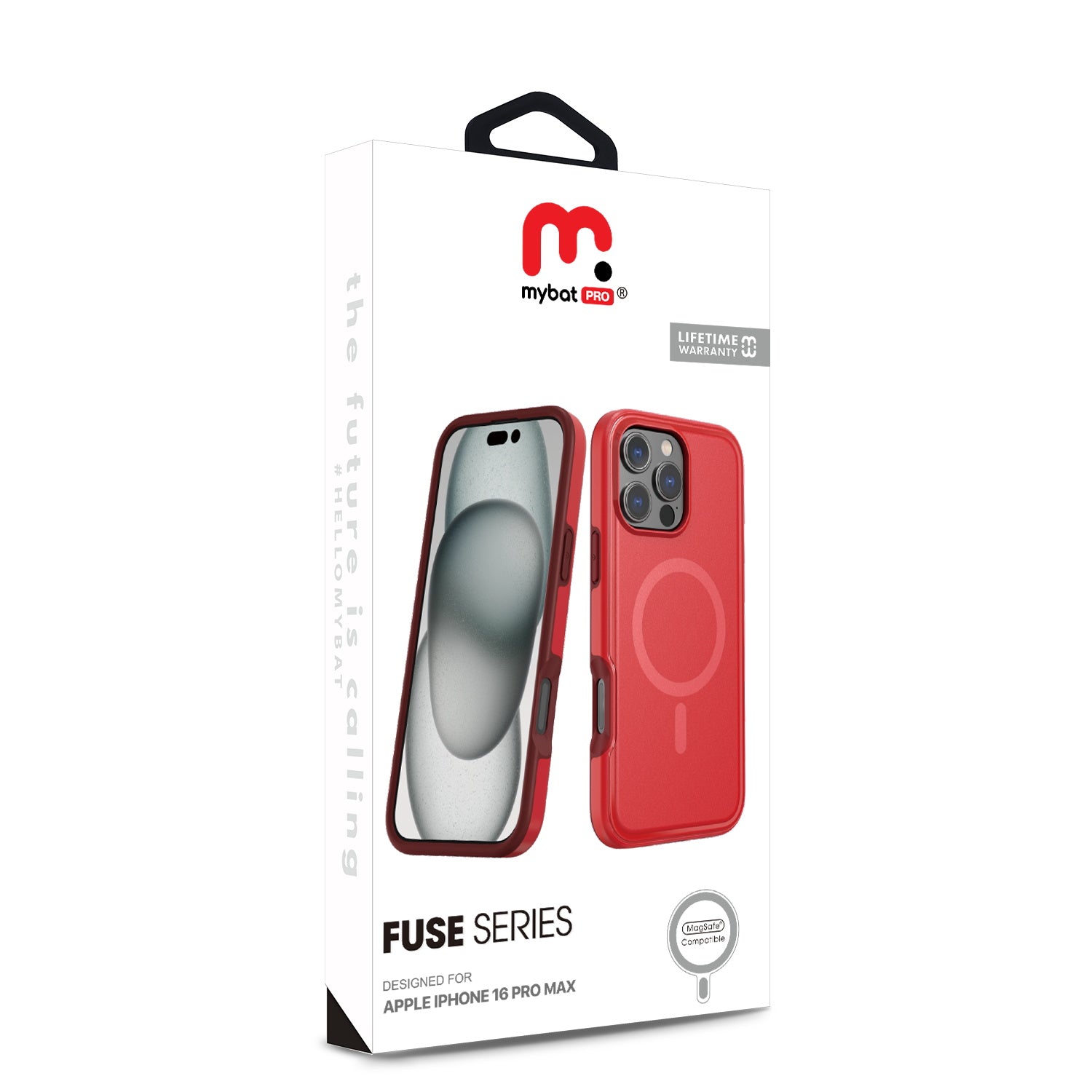 MyBat Pro Fuse Series w/ MagSafe Case for Apple iPhone 16 Pro Max - Red - RIP16PMCSD5MS105-8.jpg