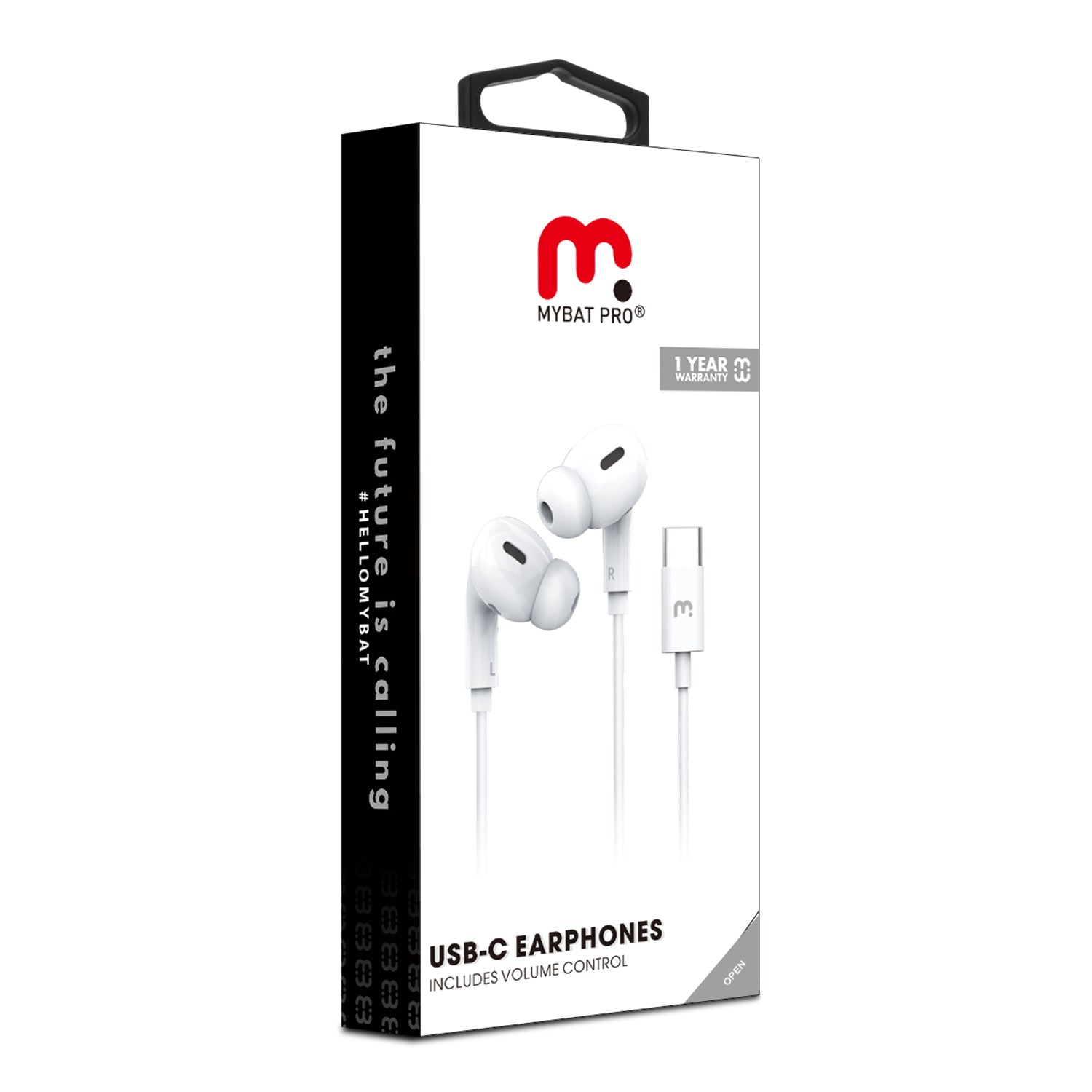 MyBat Pro USB-C Digital Audio Earphone - White - RUHSHFST011-8.jpg