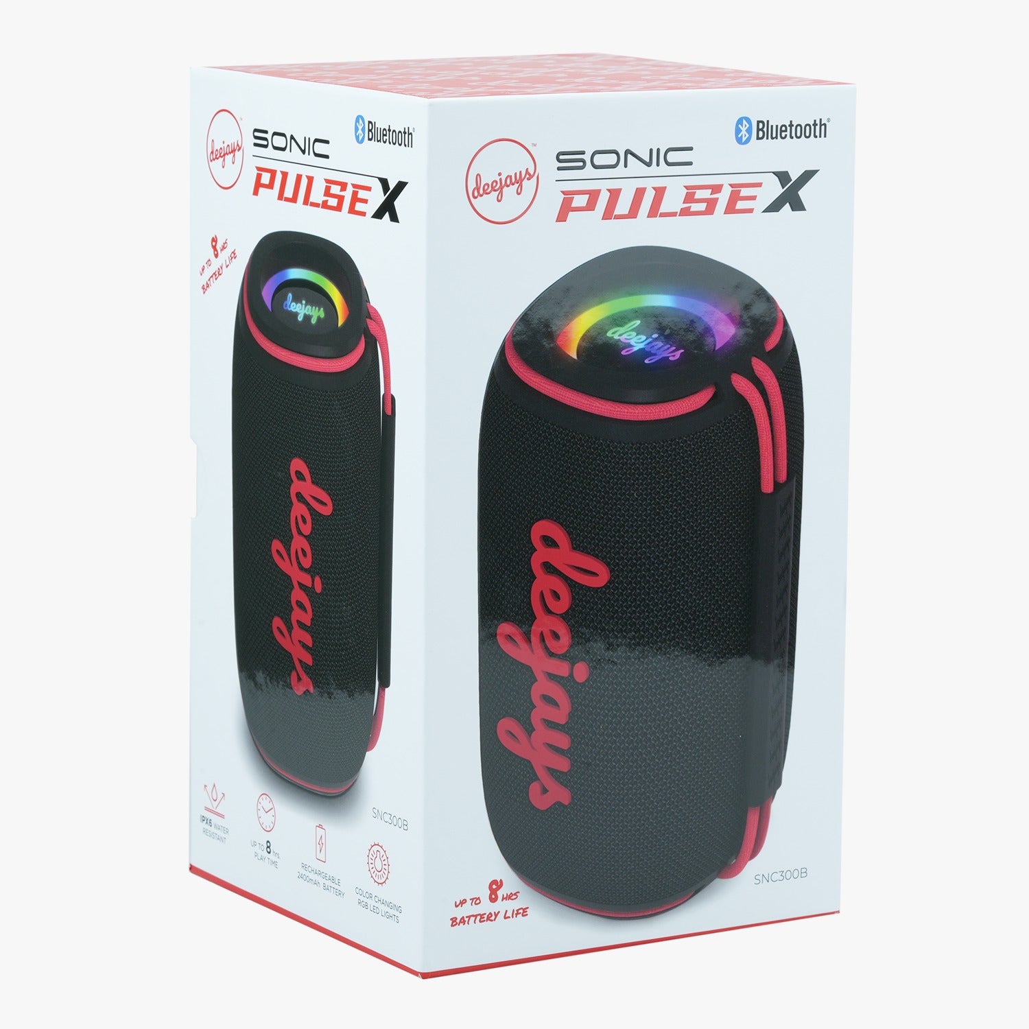Deejays SNC300 Sonic Pulse X Bluetooth Speaker - Black - SNC300B-1.jpeg