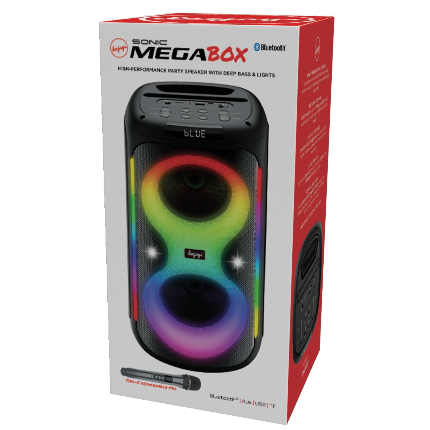Deejays SNC685 Mega Box Bluetooth Speaker - Black - SNC685-2.jpg