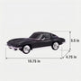 Bluetooth Car Speaker 1969 Classic Retro Design with Moving Wheels, LED, FM, USB-C WS1969 - Red - WS1969-TRUCK-SPEAKER-RED-6.jpg